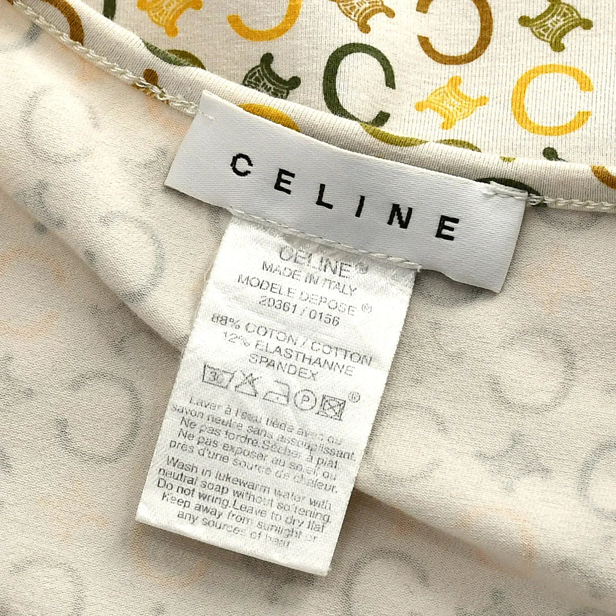 Celine 2000s C Macadam Sleeveless Top