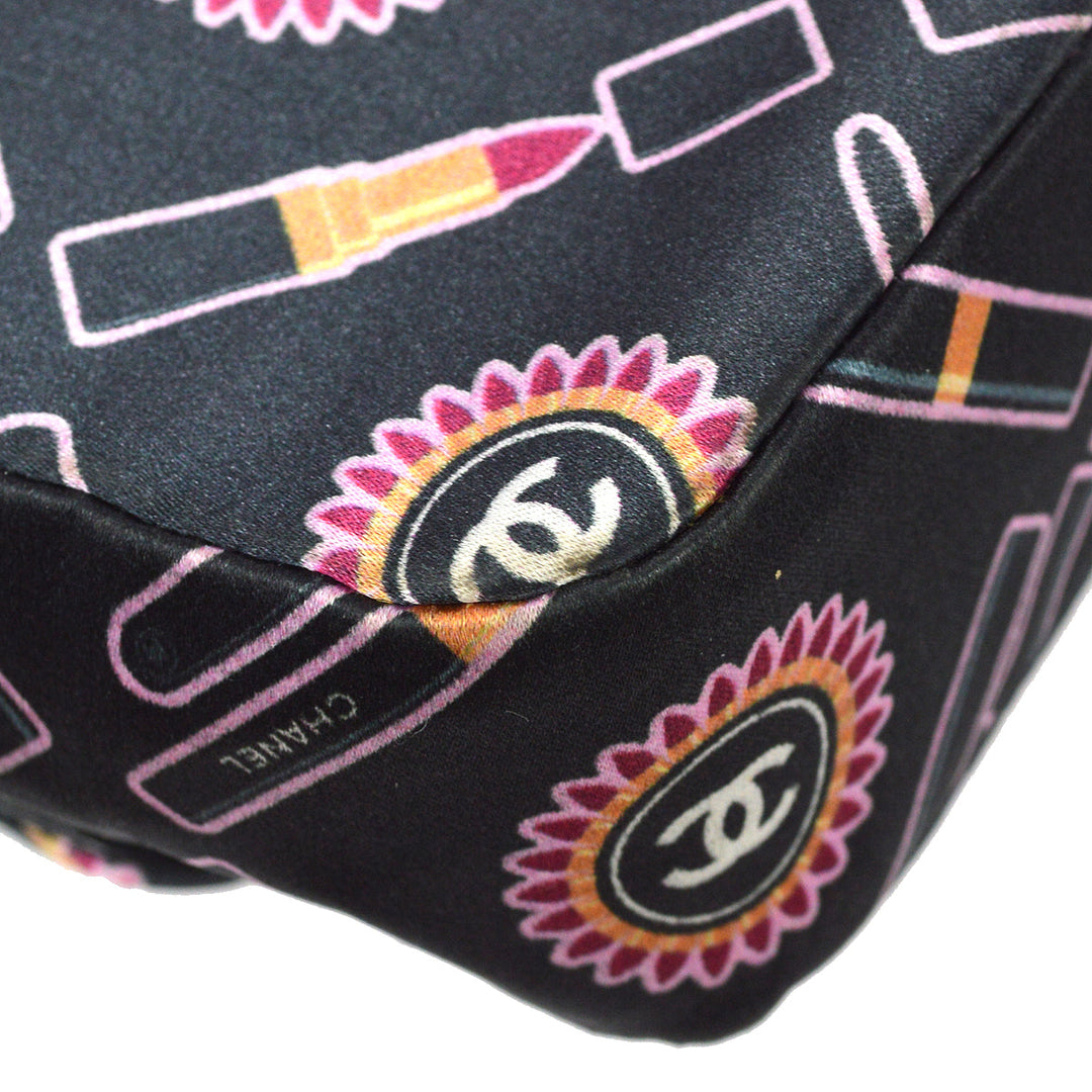 Chanel 2004-2005 Satin Lipstick Classic Single Flap Shoulder