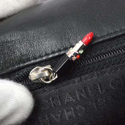 Chanel 2004-2005 Satin Lipstick Classic Single Flap Shoulder Bag