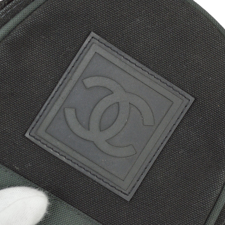 Chanel 2003-2004 Black Sport Line Shoulder Bag