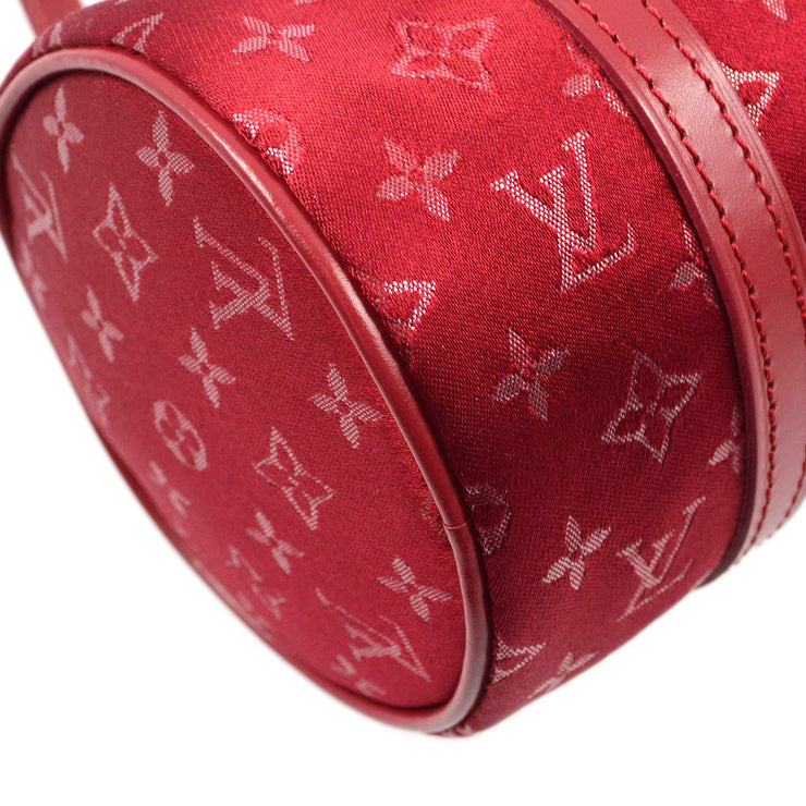 Louis Vuitton 2002 Red Monogram Satin Little Papillon M92353