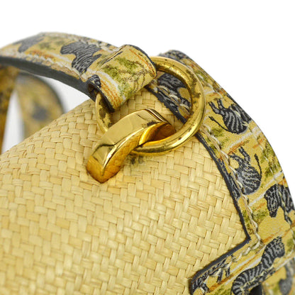 Hermes * 1985 Straw Zebra Mini Kelly 20