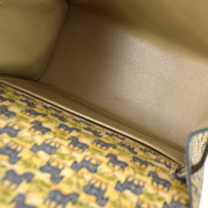 Hermes * 1985 Straw Zebra Mini Kelly 20