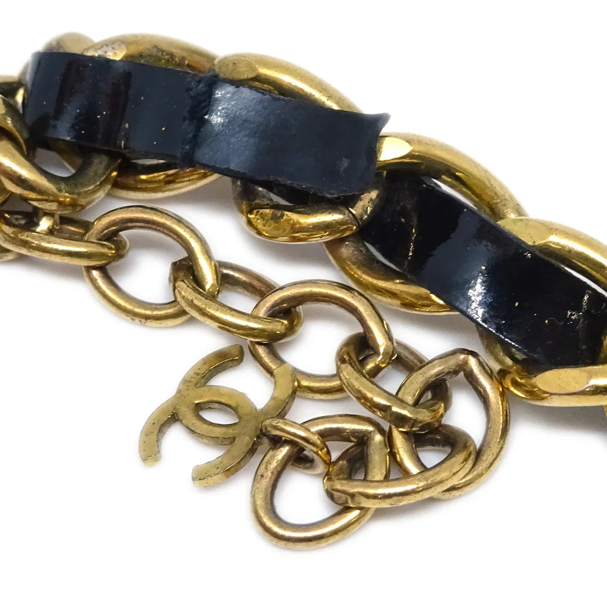 Chanel 1995 Crystal & Gold CC Choker