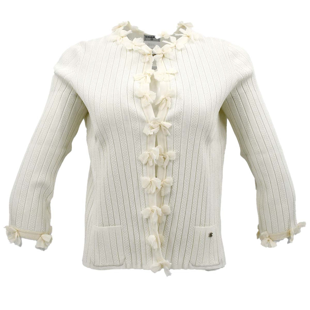 Chanel Spring 2006 CC Rhinestone Cardigan #42 – AMORE Vintage Tokyo