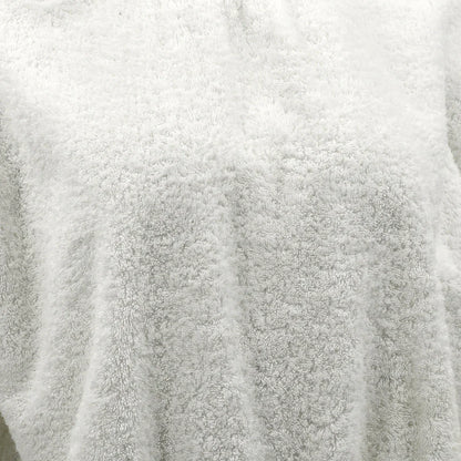 Chanel Terry Cloth Sweatshirt White Black