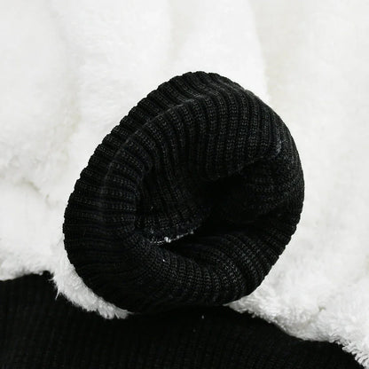 Chanel Terry Cloth Sweatshirt White Black