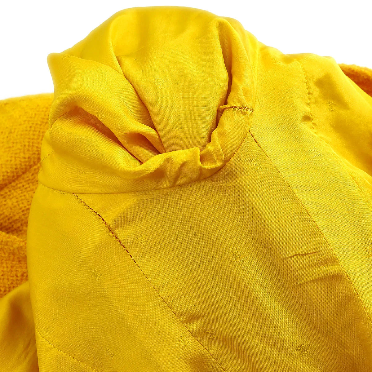 Chanel Double Breasted Collarless Jacket Yellow 17 #38