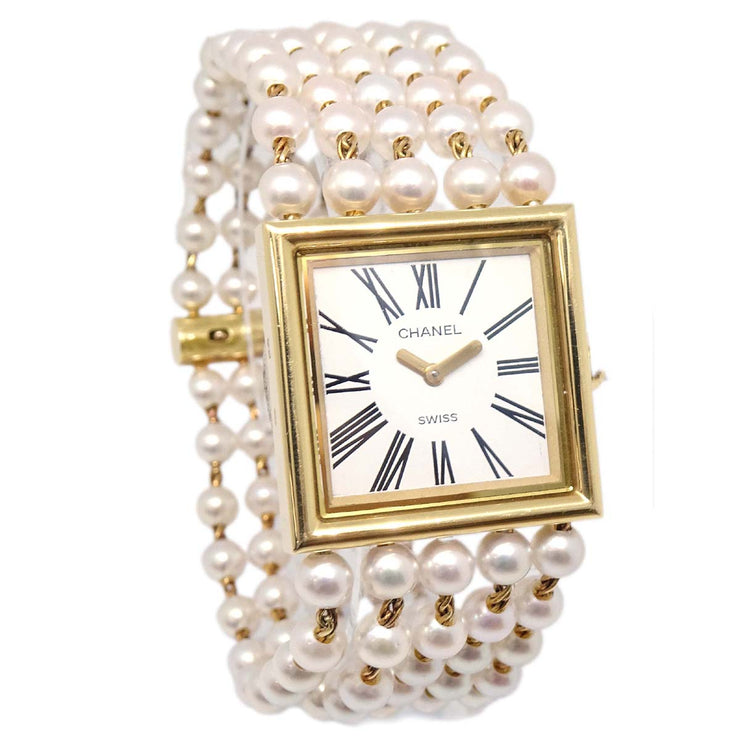 Chanel 1990 Baby Pearl Mademoiselle Watch #M