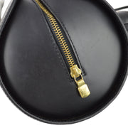 Louis Vuitton 2005 Black Epi Soufflot Handbag M52862