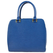 Louis Vuitton 1998 Blue Epi Pont Neuf Handbag M52055