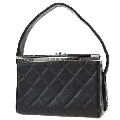 Chanel 1996-1997 Black Lambskin Handbag