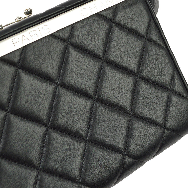 Chanel 1996-1997 Black Lambskin Handbag