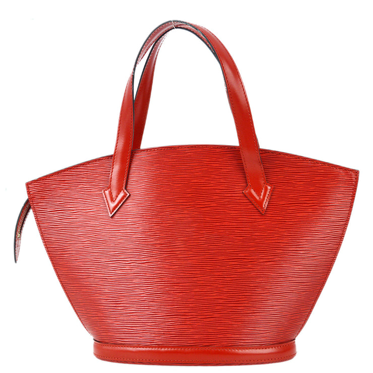 Louis Vuitton 1995 Red Epi Saint Jacques Tote Handbag M52277