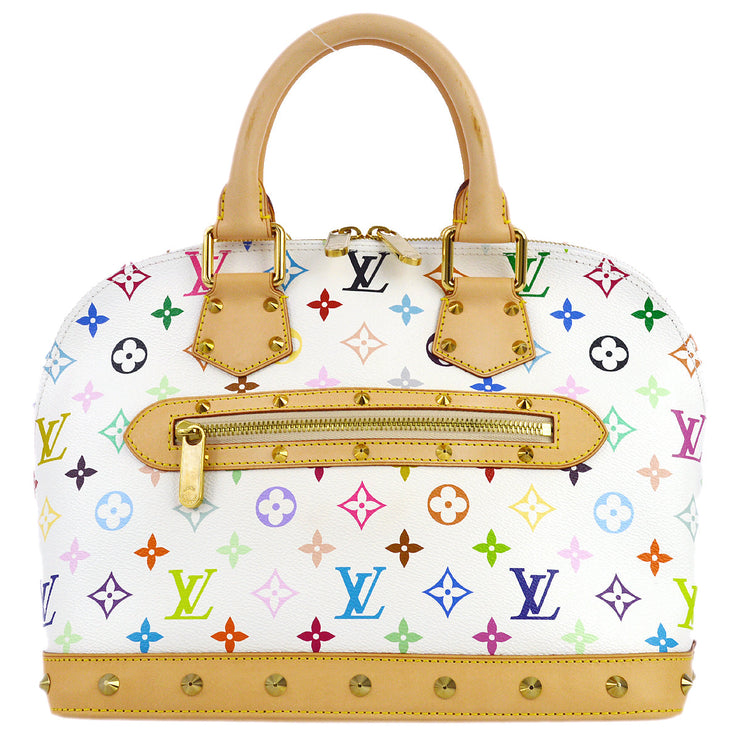 Louis Vuitton 2007 White Monogram Multicolor Alma M92647