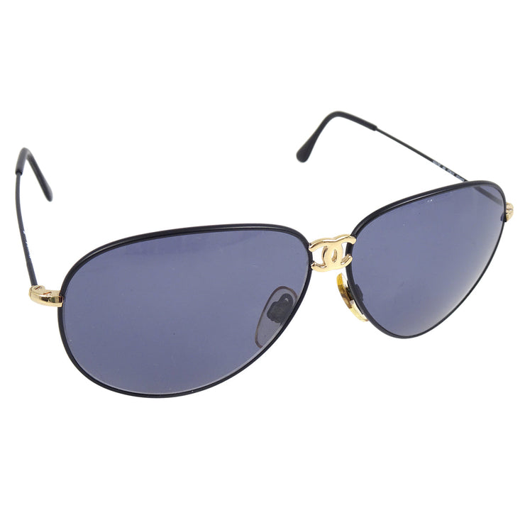 CHANEL Metal Polarized Aviator CC Sunglasses 4189-T-Q Brown 1374012 |  FASHIONPHILE