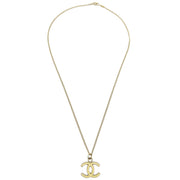 Chanel CC Chain Necklace Pendant Gold 04V