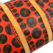 Louis Vuitton * 2012 x Kusama Yayoi Monogram Pumpkin Dot Keepall Bandouliere 55 M40695
