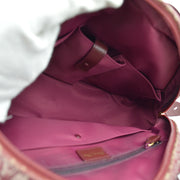Christian Dior 2001 Bordeaux Trotter Double Saddle Handbag