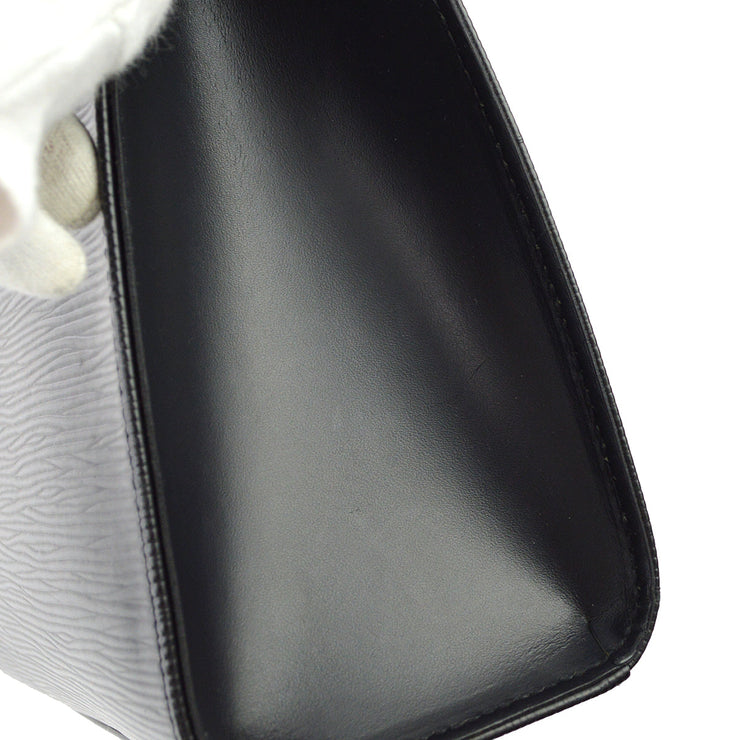 Louis Vuitton Black Epi Figari PM Handbag M52012