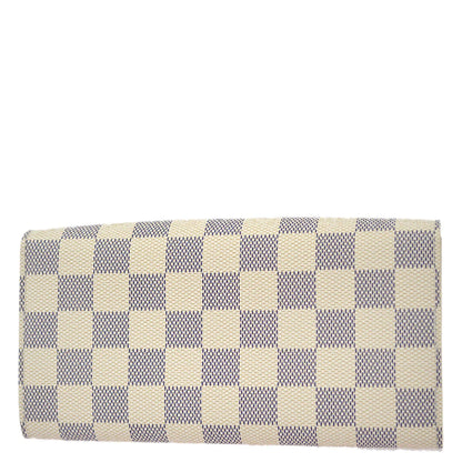 Louis Vuitton 2007 Damier Azur Portefeuille Sarah Coin Purse Wallet N61735