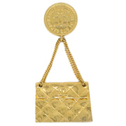 Chanel Gold Bag Brooch Pin 23