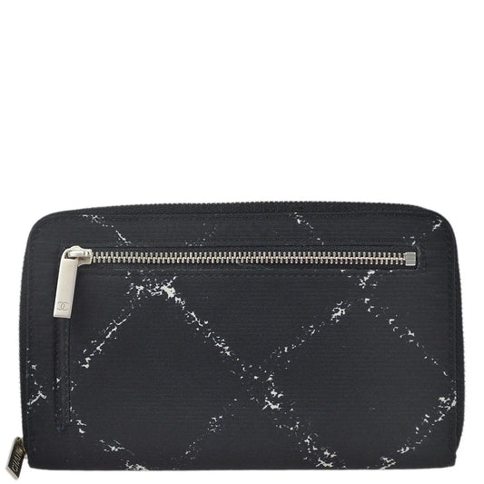 Chanel Travel Line Black Nylon Wallet Purse