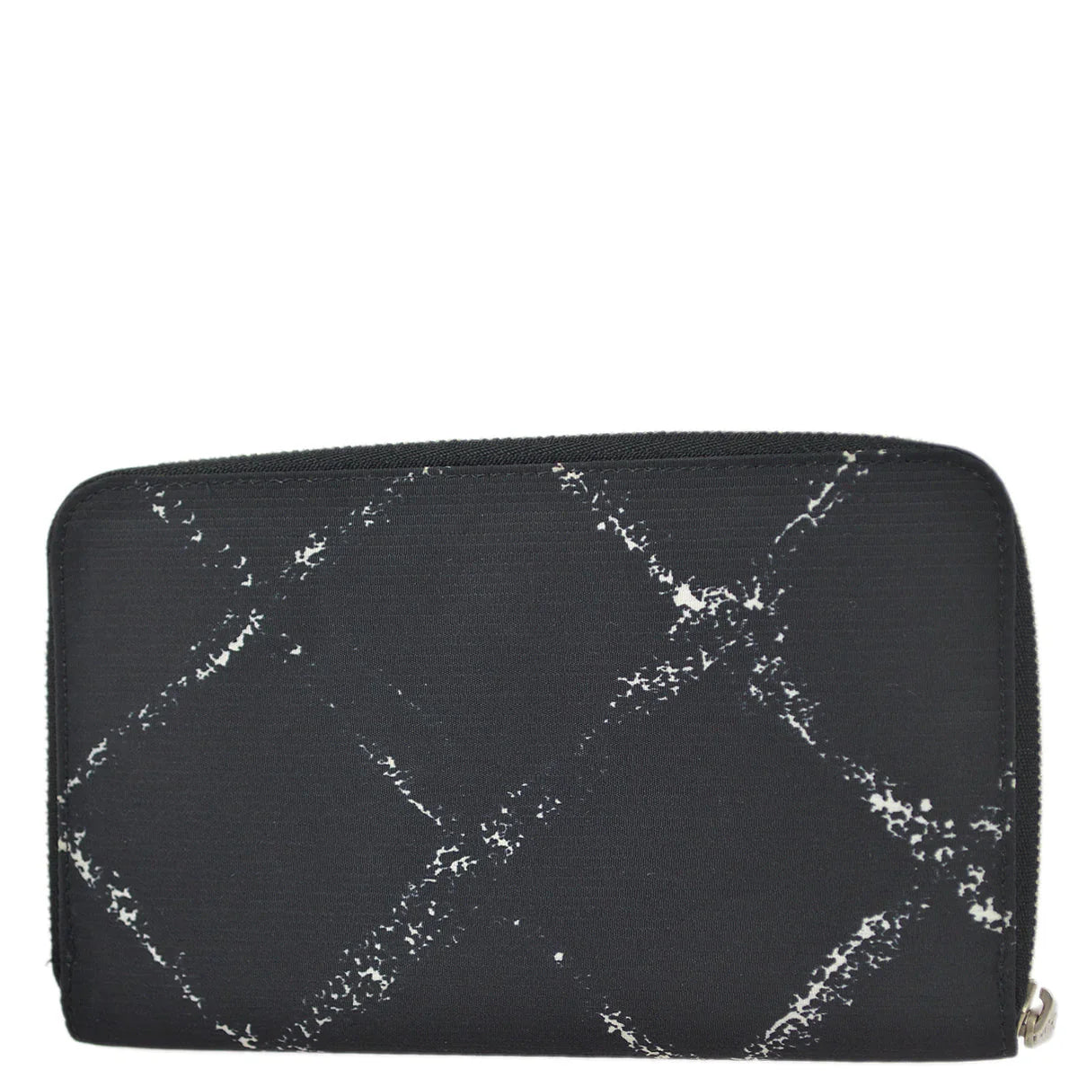 Chanel Travel Line Black Nylon Wallet Purse