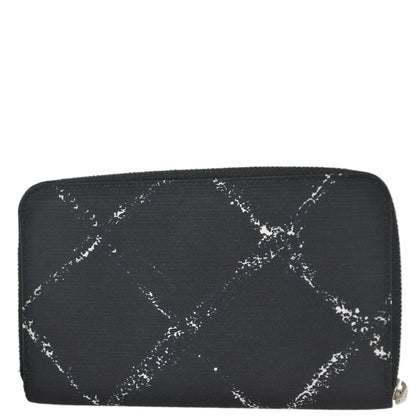 Chanel Travel Line Black Nylon Wallet Purse