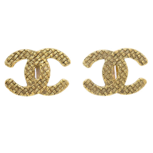 Chanel Gold CC Earrings Clip-On 29 2878