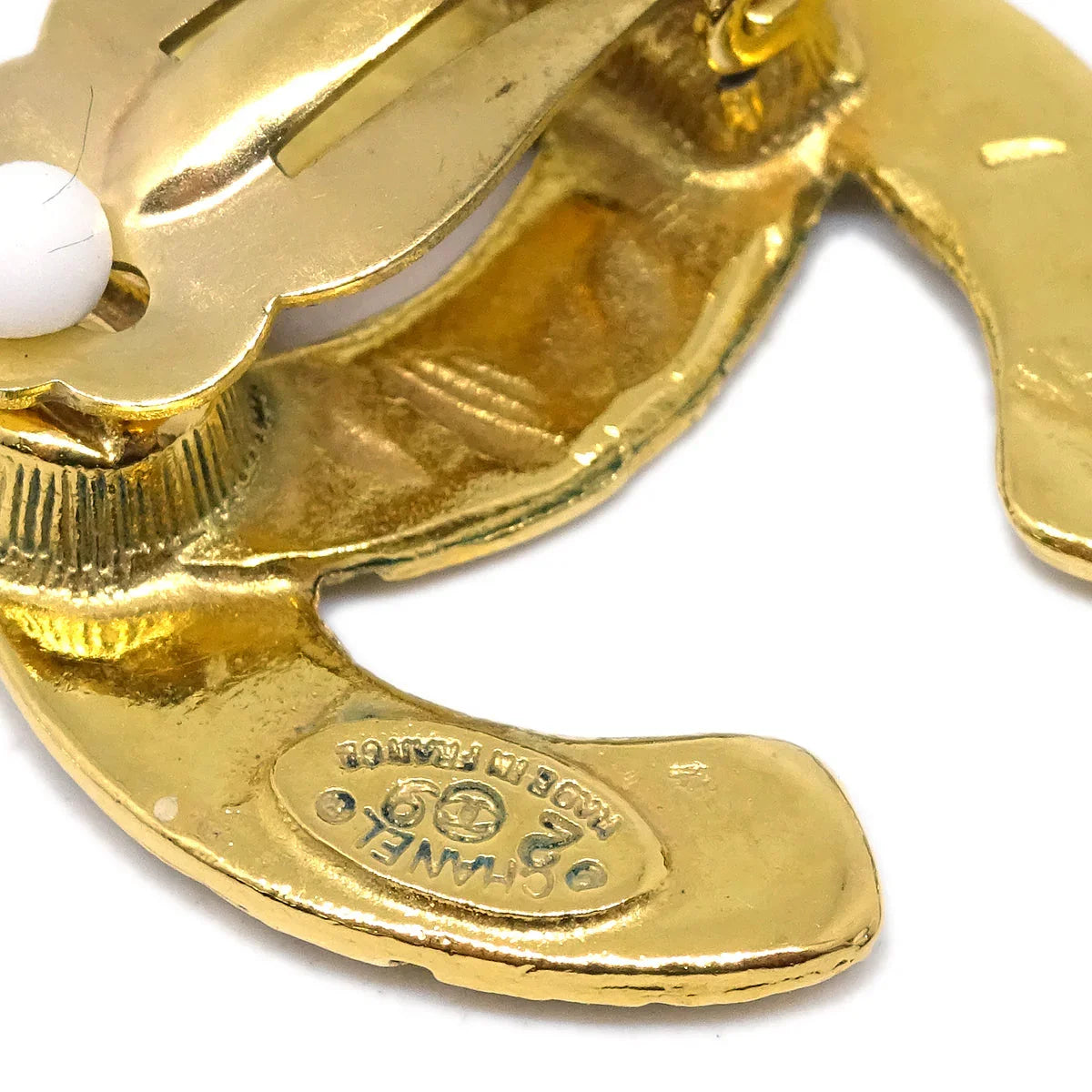 Chanel Gold CC Earrings Clip-On 29 2878