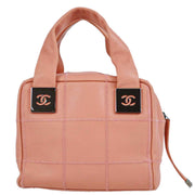 Chanel Pink Caviar Choco Bar Handbag