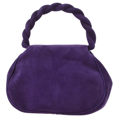 Chanel 1996-1997 Suede Top Handle Bag