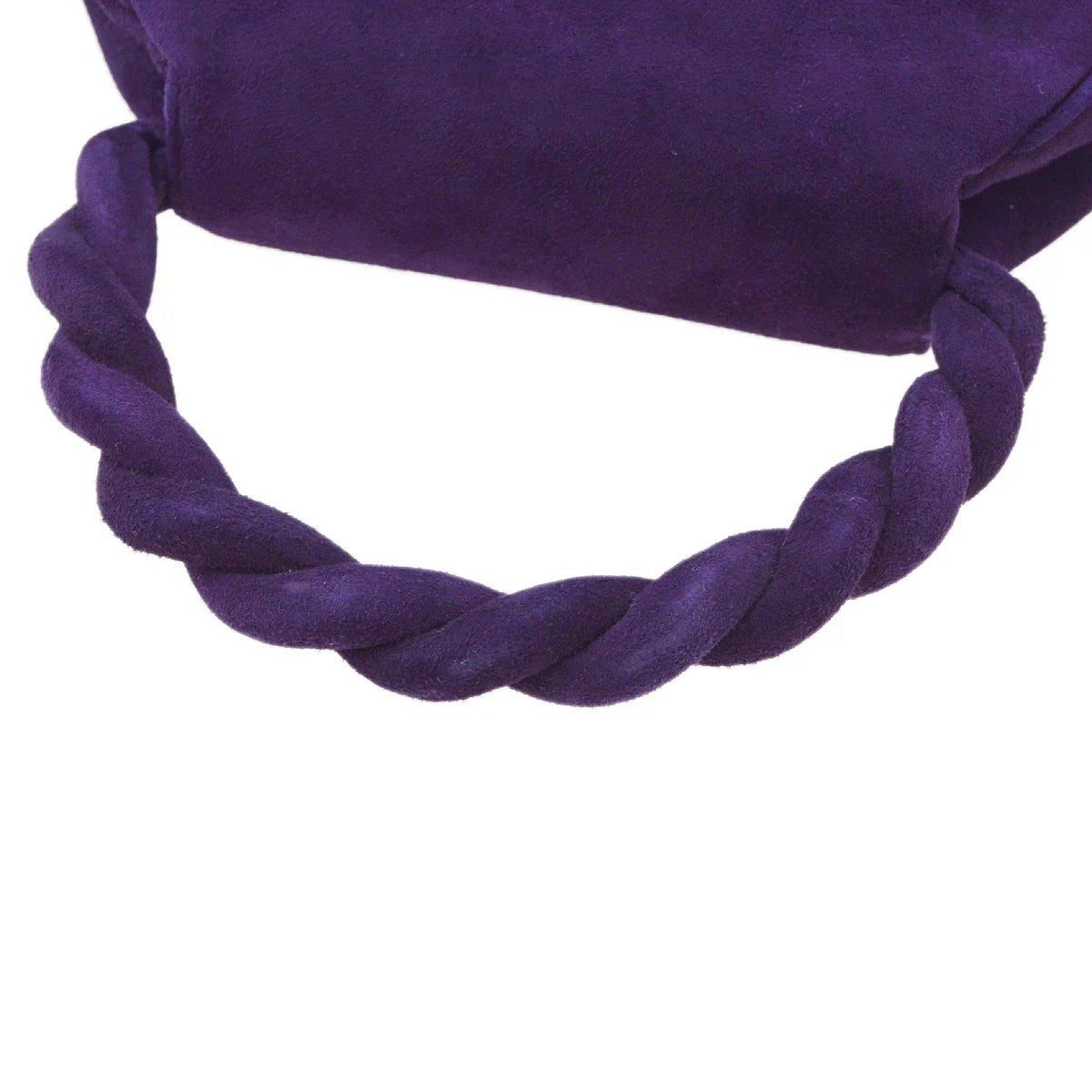 Chanel 1996-1997 Suede Top Handle Bag