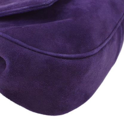 Chanel 1996-1997 Suede Top Handle Bag