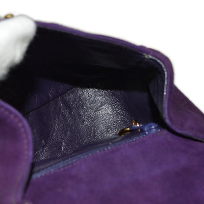 Chanel 1996-1997 Suede Top Handle Bag