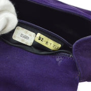 Chanel 1996-1997 Suede Top Handle Bag