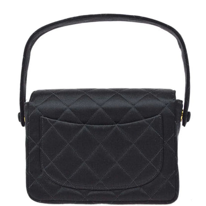 Chanel 1994-1996 Satin Mini Classic Square Flap Handbag