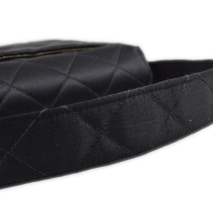 Chanel 1994-1996 Satin Mini Classic Square Flap Handbag