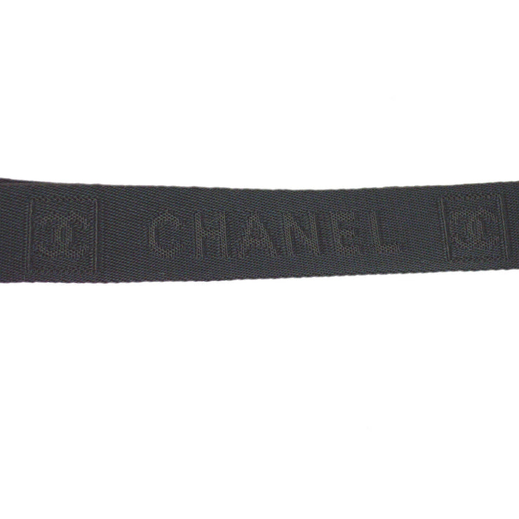 Chanel Black Green Sport Line Bum Shoulder Bag