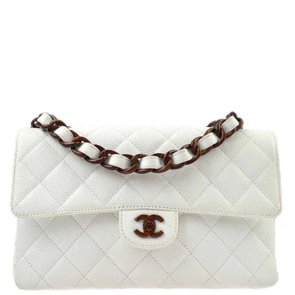 Chanel 1997-1999 Caviar Medium Single Flap Bag
