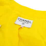 Chanel 1993 contrast trimming single-button jacket #42