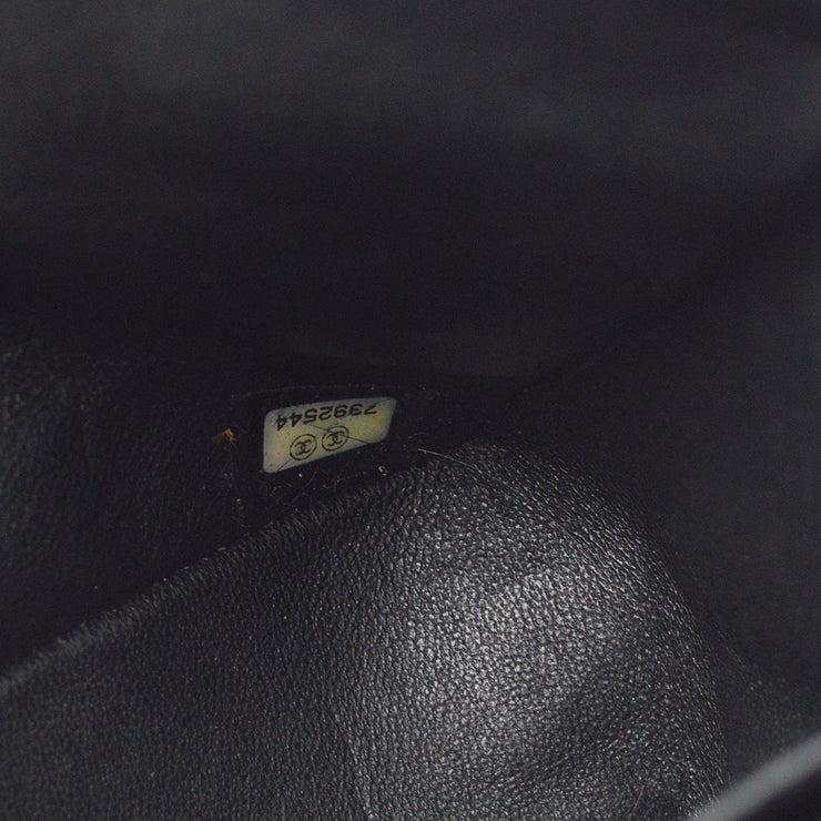 Chanel Black Coco Classic Double Flap Medium Shoulder Bag
