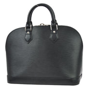 Louis Vuitton Black Epi Alma Handbag M52802