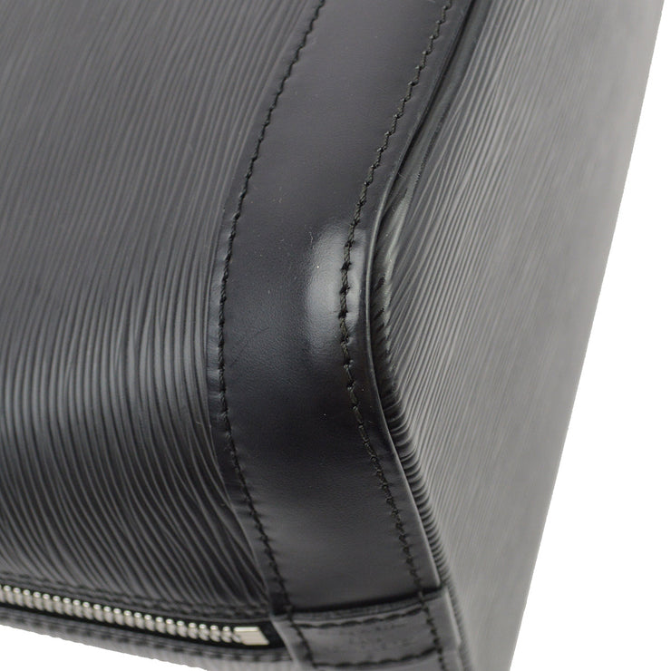 Louis Vuitton Black Epi Alma Handbag M52802