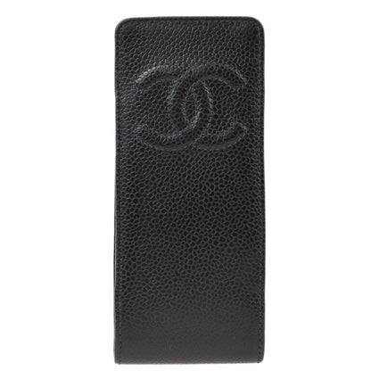 Chanel 2003-2004 Black Caviar Multi Pouch
