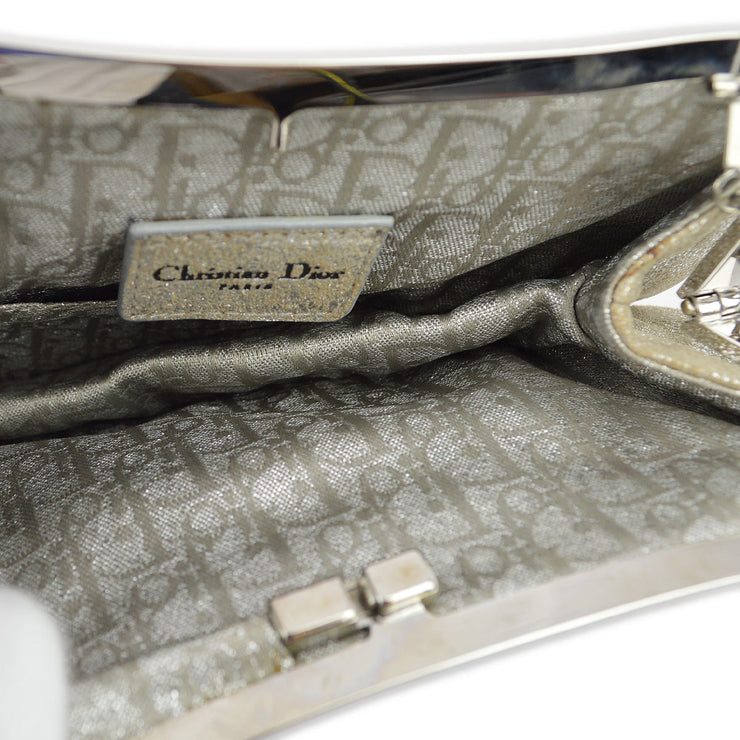 Christian Dior 2003 John Galliano Suede Saddle Handbag