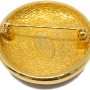 Chanel Gold Medallion Brooch Pin 1136