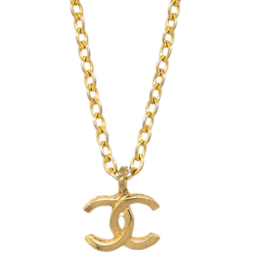 Chanel Gold Mini CC Pendant Necklace 683