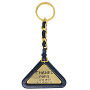 Chanel Gold Plate Key Chain Bag Charm 94P Small Good